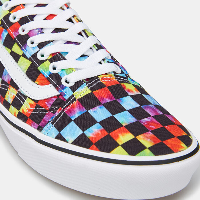 Vans tie dye checker comfycush old skool