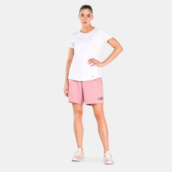 Under Armour UA Summit Knit Shorts Pink Under Armour UA Summit Knit Shorts Pink image number 3