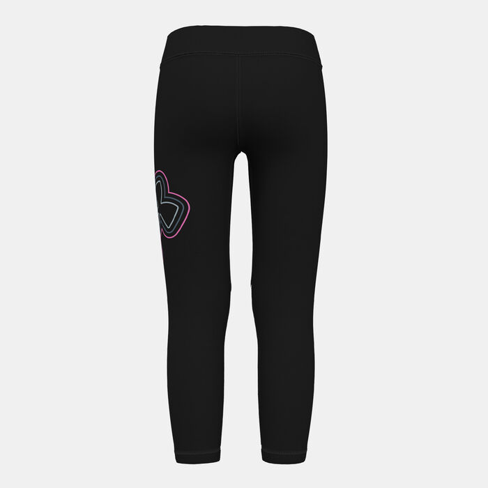 Under Armour Kids' Motion Branded Ankle Training Leggings Black Under Armour Kids' Motion Branded Ankle Training Leggings Black image number 1