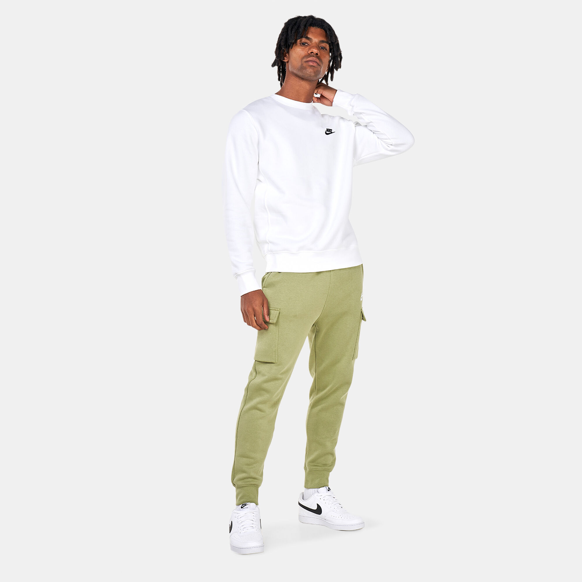 Men s Sportswear Club Crew Sweatshirt White Nike in KSA SSS
