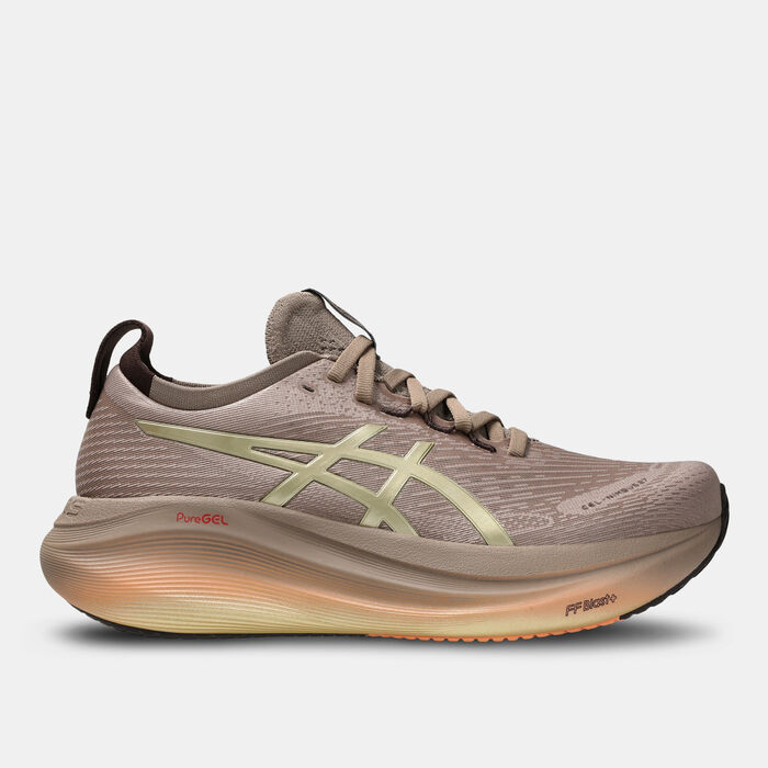 ASICS Women's GEL-NIMBUS 27 LUXE Running Shoes Brown image number 0