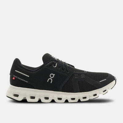On Women's Cloud 6 Running Shoes Black On Women's Cloud 6 Running Shoes Black