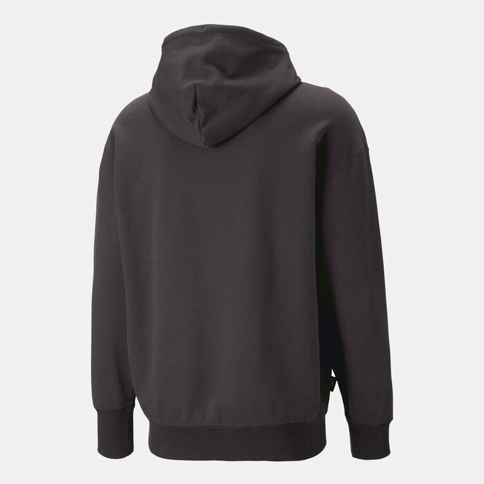 PUMA Men's Downtown Graphic Hoodie Black PUMA Men's Downtown Graphic Hoodie Black image number 1