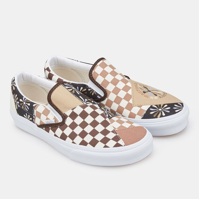 Vans Divine Classic Slip-On Patchwork Unisex Shoe Brown Vans Divine Classic Slip-On Patchwork Unisex Shoe Brown image number 1