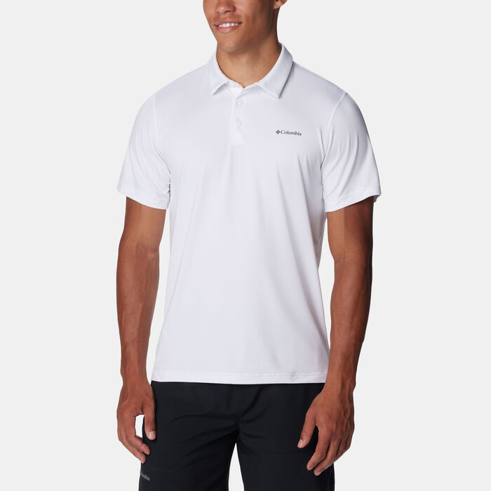 Columbia Men's Tech Trail™ Polo T-Shirt White image number 0