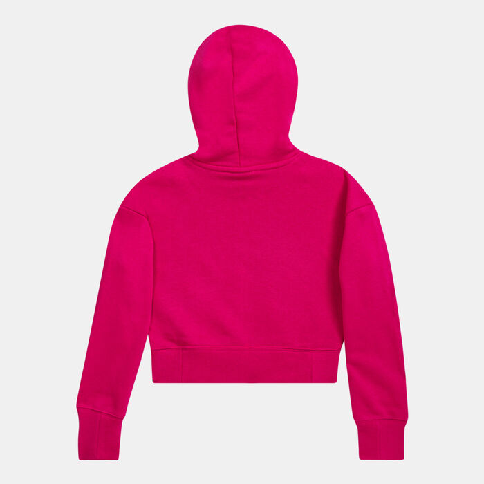 Nike Kids' Sportswear Cropped Hoodie (Older Kids) Pink image number 1