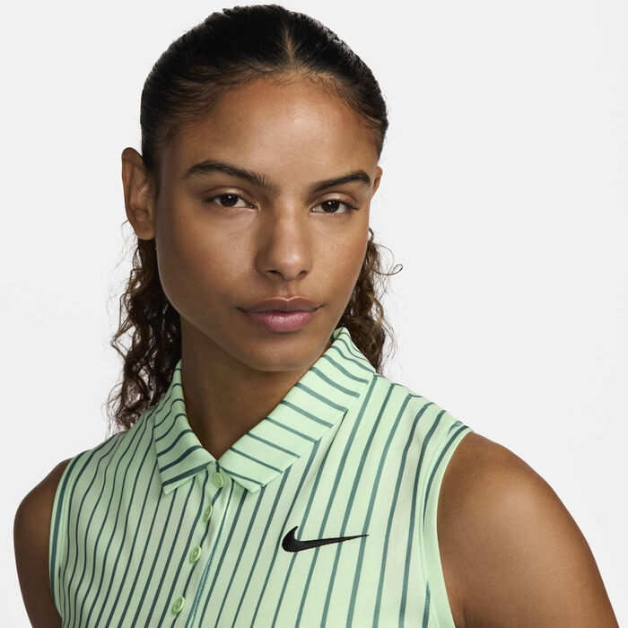 Nike Women's Victory Dri-FIT Golf Polo Shirt Green image number 2
