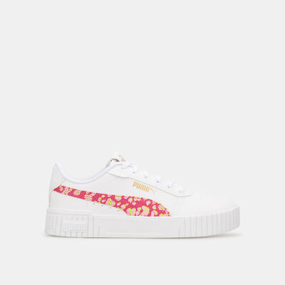 PUMA Kids' Carina 2.0 Animal Update Shoes (Older Kids) White