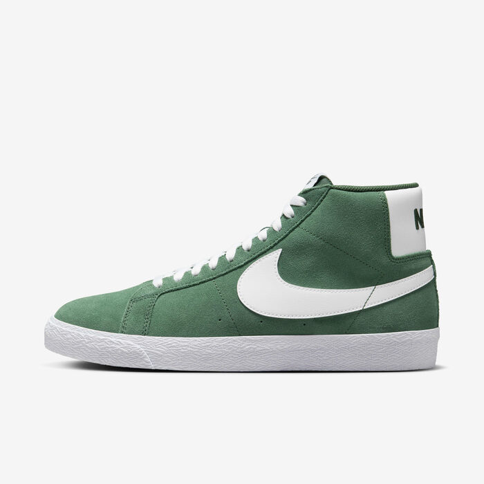 Nike SB Zoom Blazer Mid Skate Shoes Green Nike SB Zoom Blazer Mid Skate Shoes Green image number 0