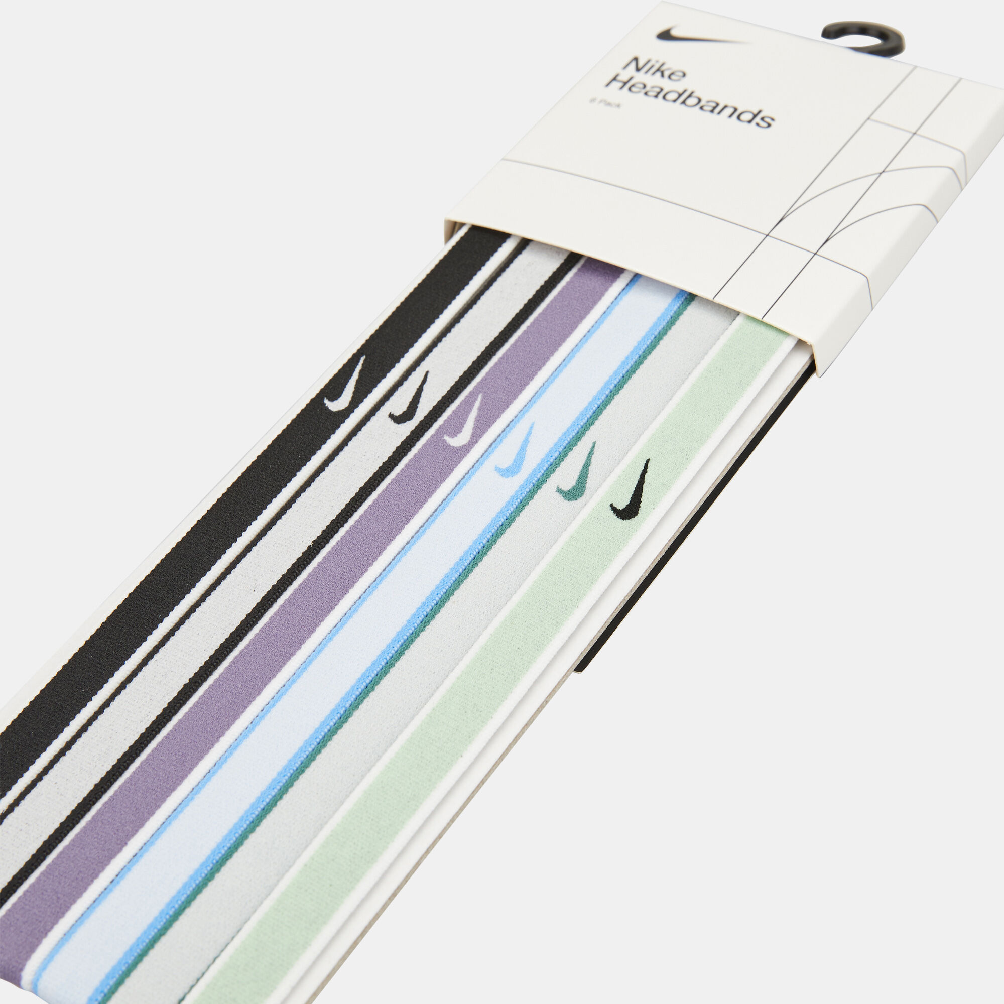 Swoosh Sport Headbands 6 Pieces Grey Nike in KSA SSS