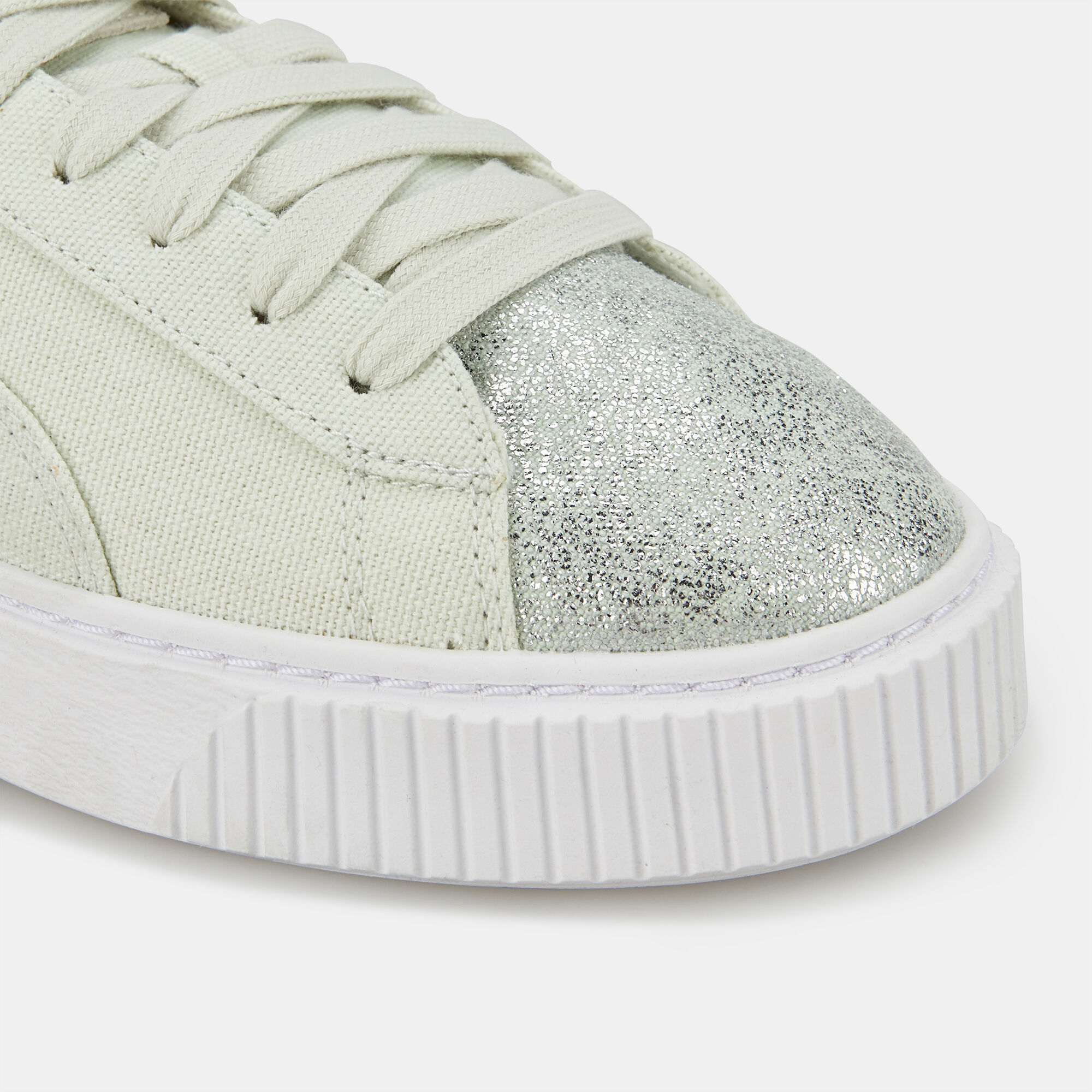 Puma basket sales platform canvas wn's