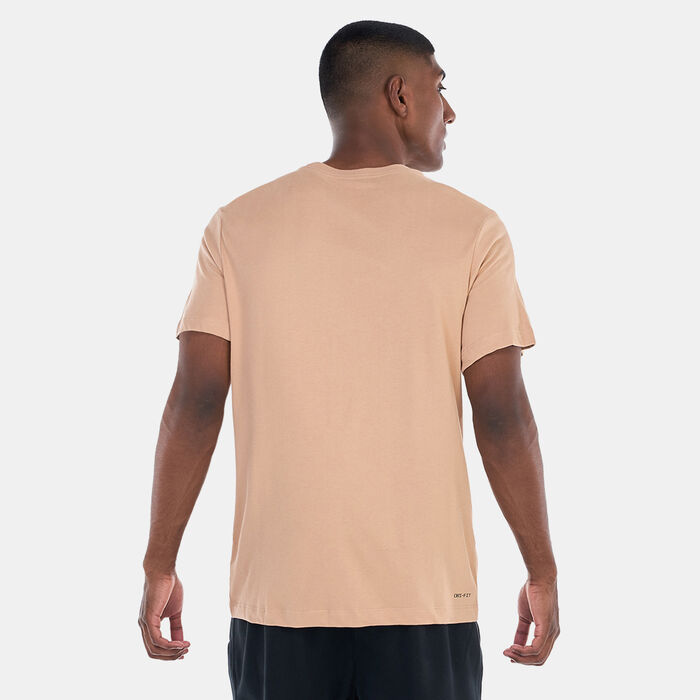 Jordan Men's Dri-FIT Jumpman T-Shirt Beige image number 1