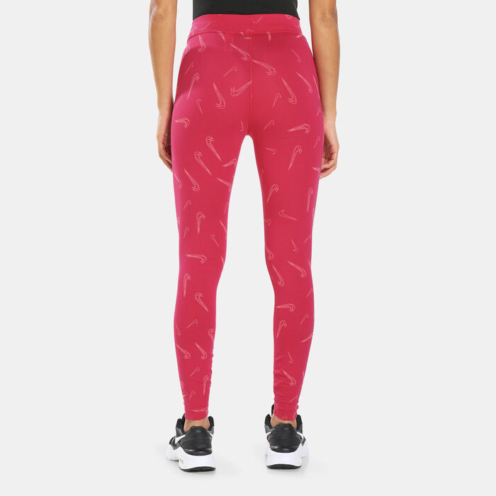 Nike Women's Sportswear Allover Print Leggings Red Nike Women's Sportswear Allover Print Leggings Red image number 1