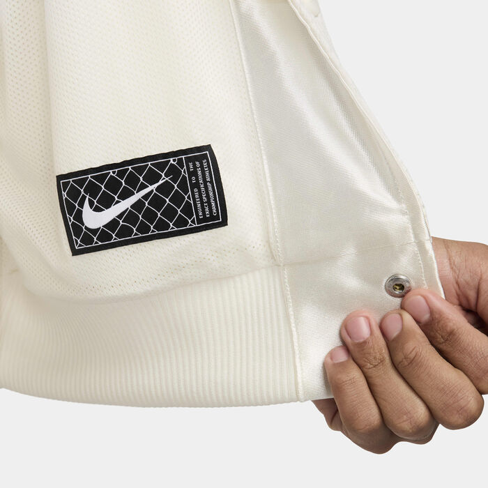 Nike Men's Dri-FIT Basketball Jacket White image number 5