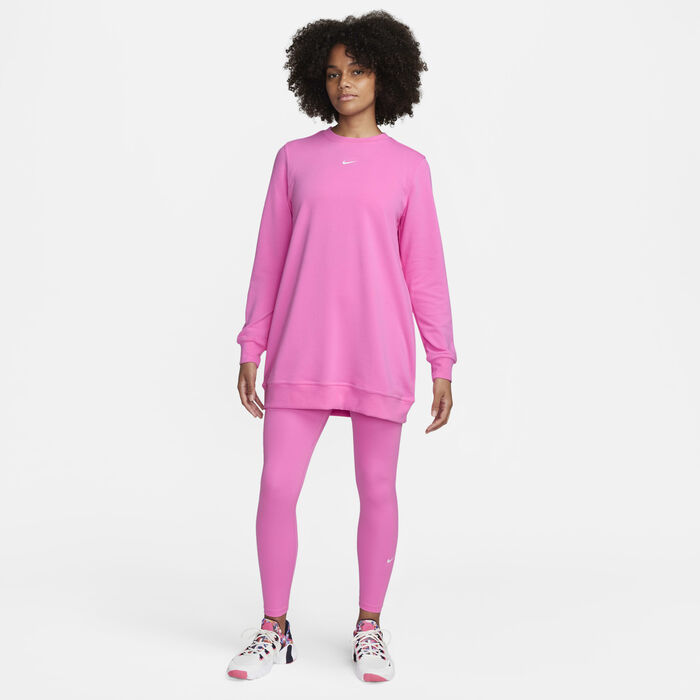 Nike Women's Dri-FIT One Tunic Pink image number 3