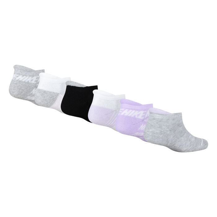 Nike Kids' Block Logo Socks (6 Pairs) White Nike Kids' Block Logo Socks (6 Pairs) White image number 1