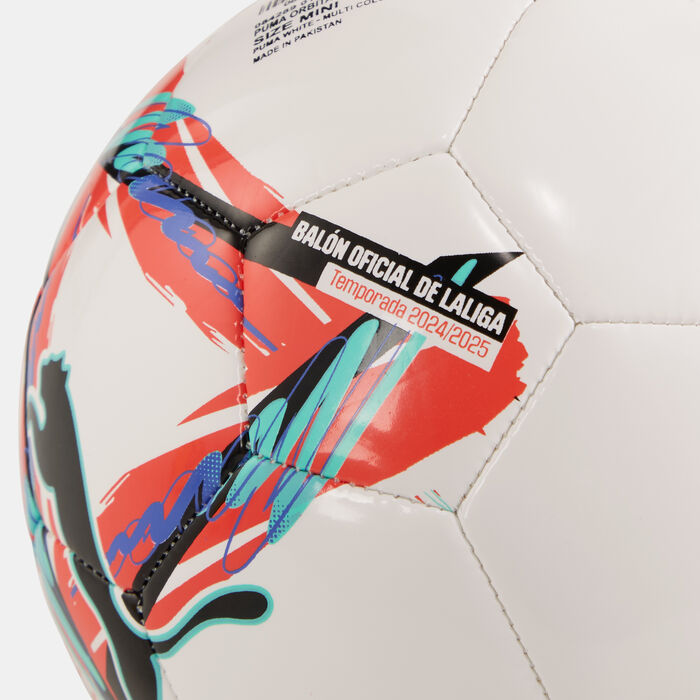 PUMA Men's Orbita LaLiga 1 Mini Football White PUMA Men's Orbita LaLiga 1 Mini Football White image number 3
