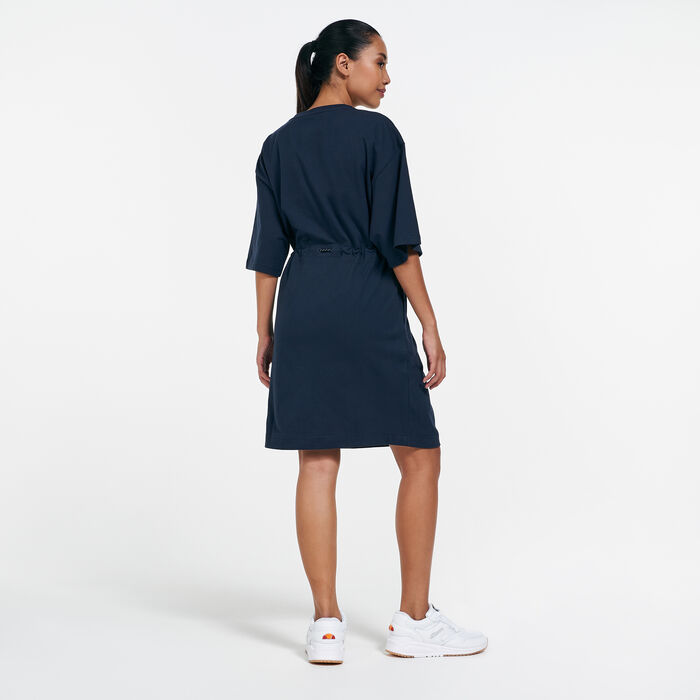 New Balance Women's Athletics T-Shirt Dress Black New Balance Women's Athletics T-Shirt Dress Black image number 1