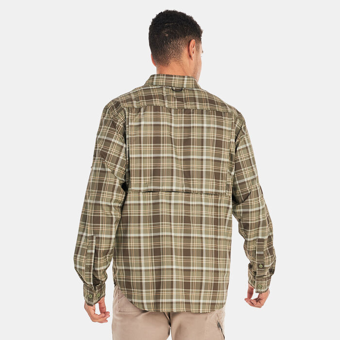 Columbia Men's Silver Ridge™ Utility Lite Plaid Shirt Green Columbia Men's Silver Ridge™ Utility Lite Plaid Shirt Green image number 1