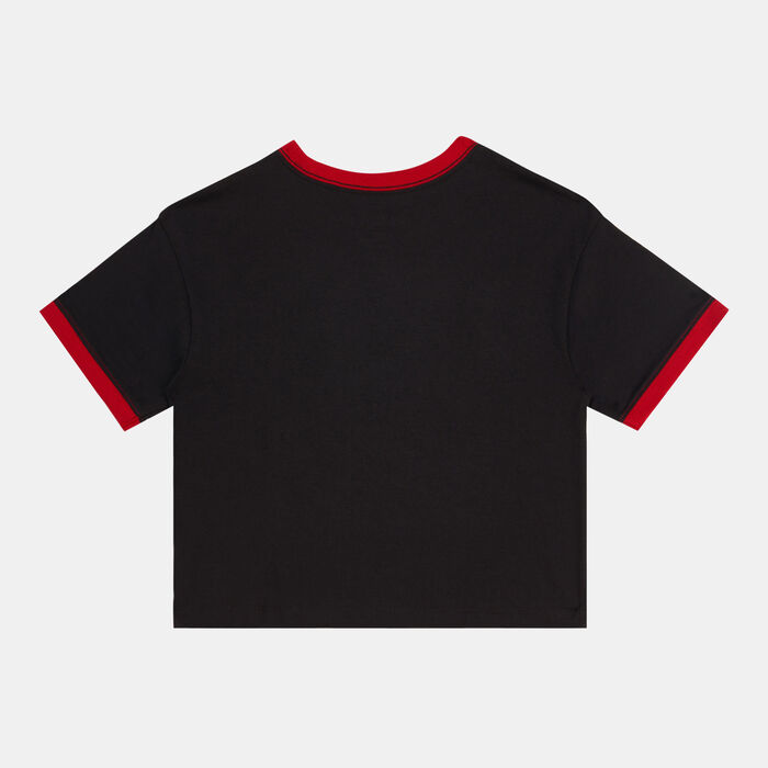 Jordan Kids; Essentials Ringer T-Shirt (Older Kids) Black image number 1