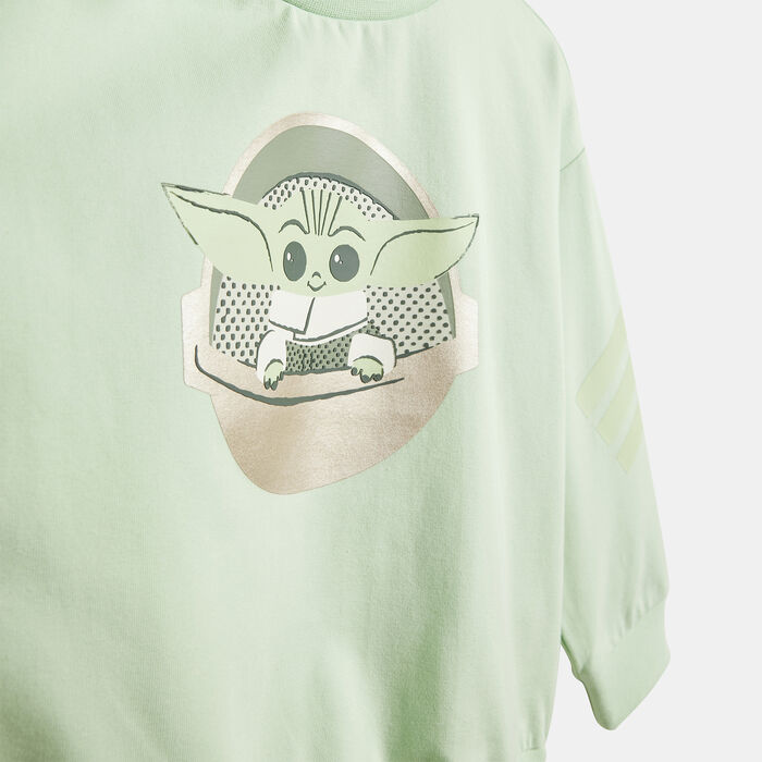 adidas Kids' Star Wars The Mandalorian Set Green adidas Kids' Star Wars The Mandalorian Set Green image number 2