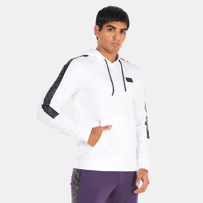 EA7 Emporio Armani Men's Train Logo Series Tape Hoodie White image number 0