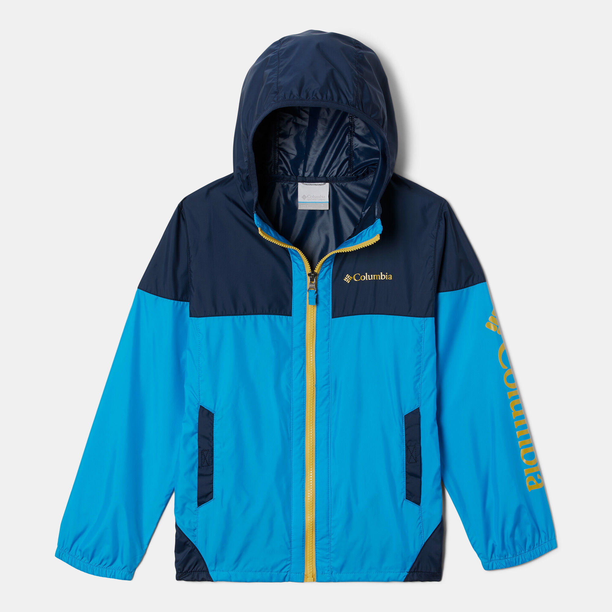 Buy Columbia Kids Flash Challenger Windbreaker Jacket Blue in