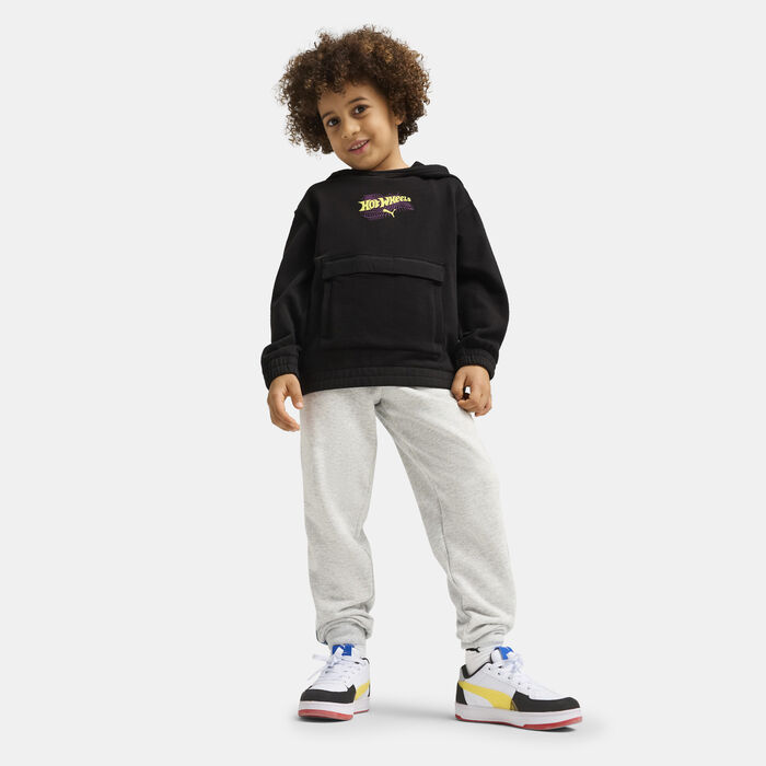 PUMA Kids' HOT WHEELS Graphic Hoodie Black image number 2