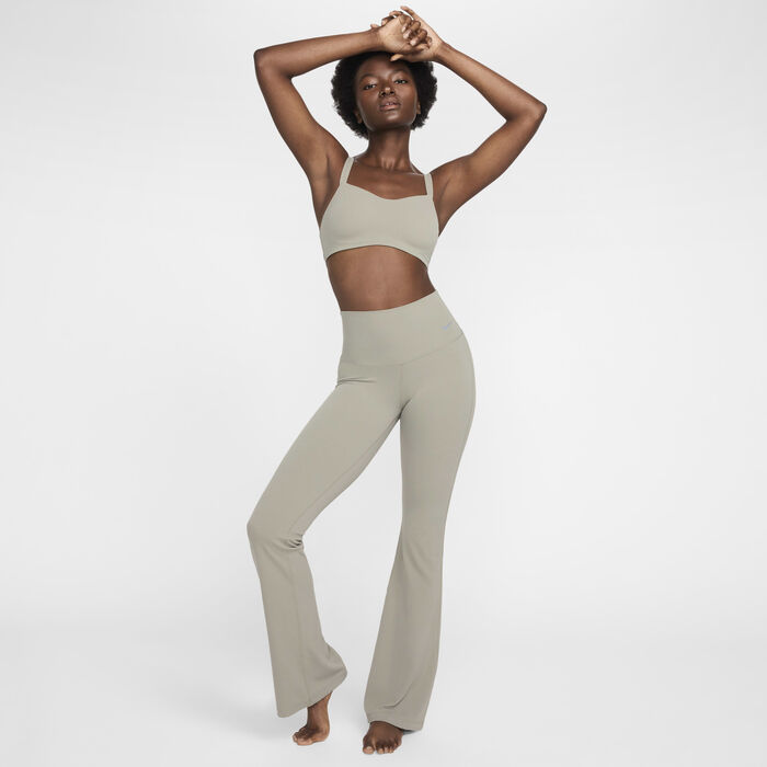 Nike Women's Zenvy Flared Leggings Grey Nike Women's Zenvy Flared Leggings Grey image number 0