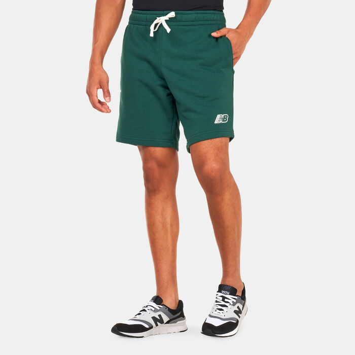 New Balance Men's Essentials Fleece Shorts Green New Balance Men's Essentials Fleece Shorts Green image number 0