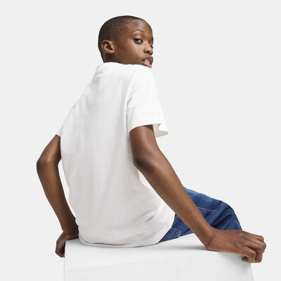PUMA Kids' Essentials Colour No.1 Logo T-Shirt White