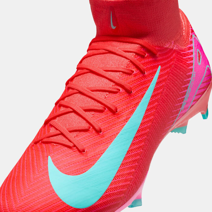 Nike Men's Mercurial Superfly 10 Pro Firm Ground Football Shoes Red Nike Men's Mercurial Superfly 10 Pro Firm Ground Football Shoes Red image number 6