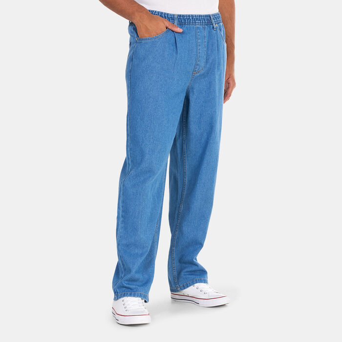 Converse Men's 5 Pocket Baggy Pant Denim Pants Blue Converse Men's 5 Pocket Baggy Pant Denim Pants Blue image number 0