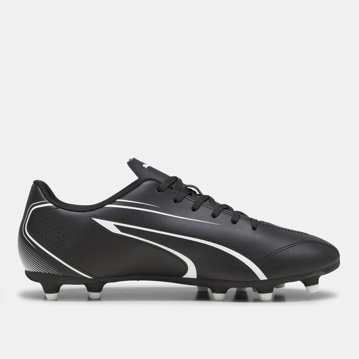 PUMA Men's VITORIA Firm Ground/Artificial Ground Football Shoes Black image number 2