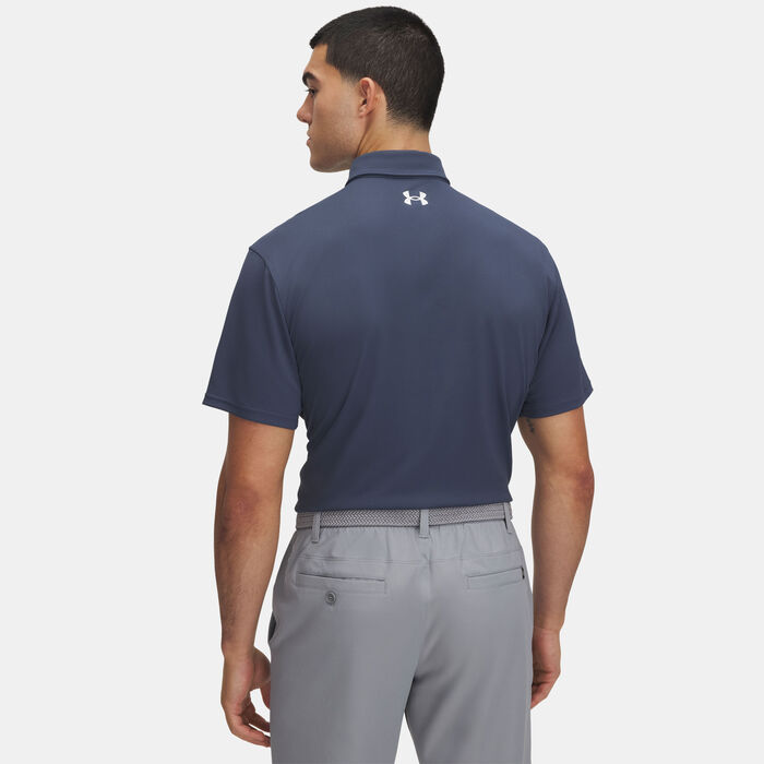 Under Armour Men's Tee To Green Golf Polo Shirt Grey Under Armour Men's Tee To Green Golf Polo Shirt Grey image number 1