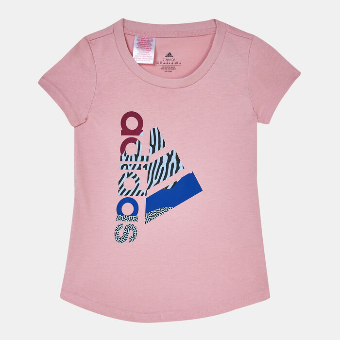 adidas Kids' Power Graphic T-Shirt Pink adidas Kids' Power Graphic T-Shirt Pink image number 0