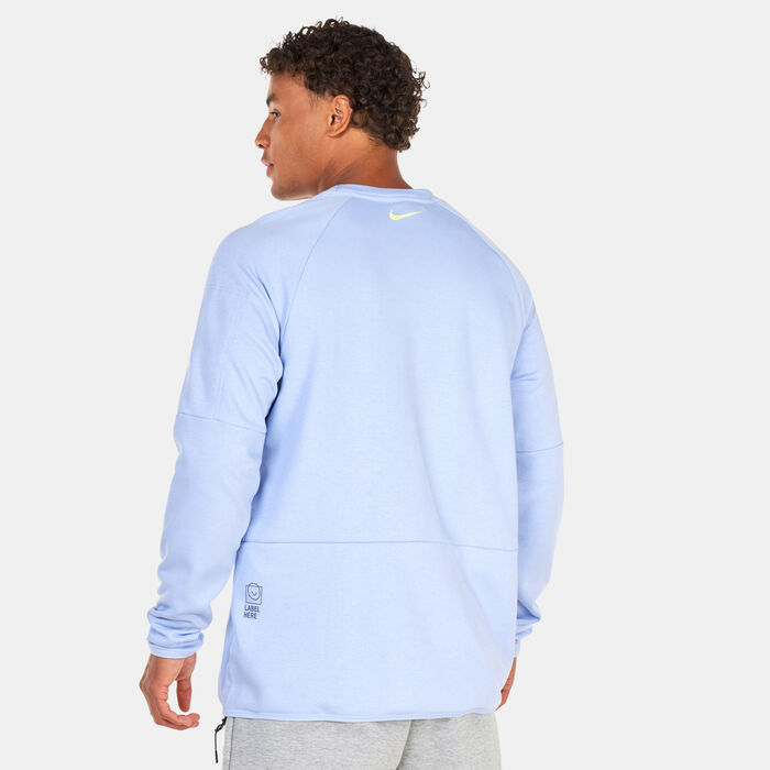 Nike Men's Dri-FIT Long-Sleeve Fitness Top Blue Nike Men's Dri-FIT Long-Sleeve Fitness Top Blue image number 1
