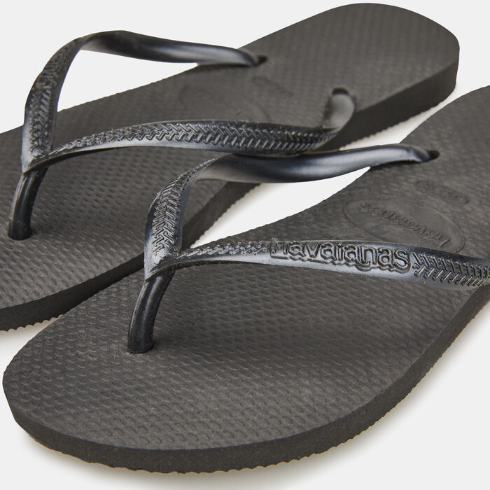 Havaianas Women's Slim Flip Fops Black Havaianas Women's Slim Flip Fops Black image number 2