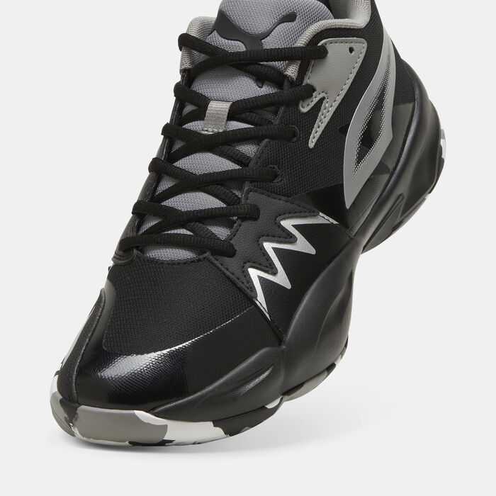 PUMA Men's Genetics Basketball Shoes Black PUMA Men's Genetics Basketball Shoes Black image number 4