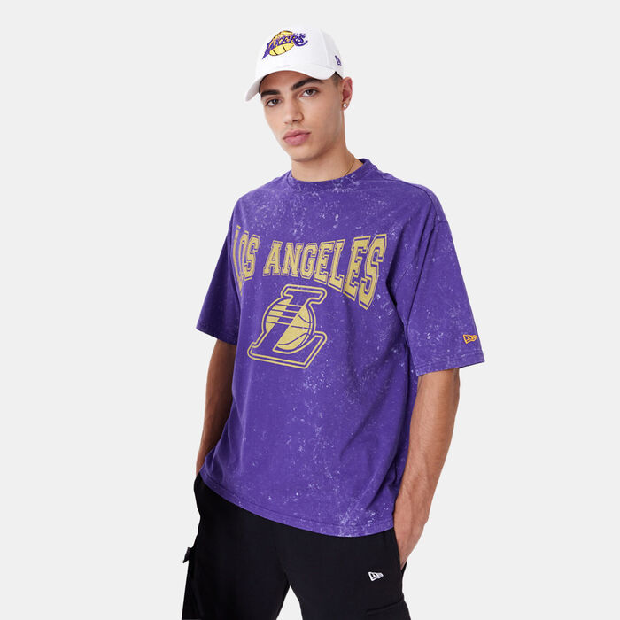 New Era NBA Los Angeles Lakers Washed T-Shirt Purple New Era NBA Los Angeles Lakers Washed T-Shirt Purple image number 0