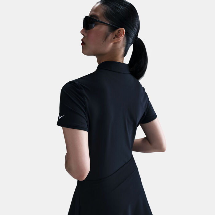 Nike Golf Women's Victory Dri-FIT Sleeveless Polo Shirt Black image number 4