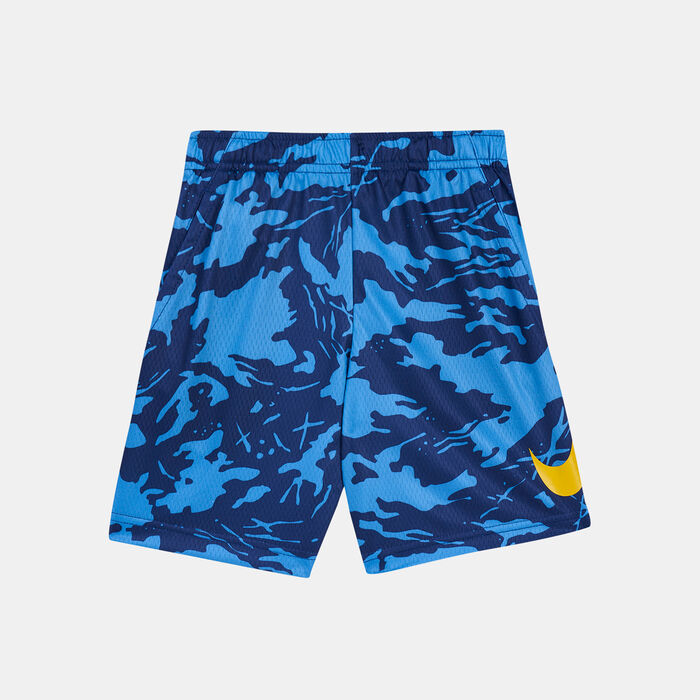 Nike Kids' Camo Dri-FIT Shorts (Younger Kids) Blue image number 0