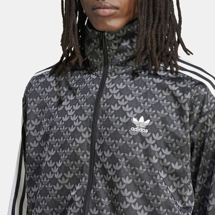 adidas Originals Men's Firebird Classic Mono Track Top Black image number 3