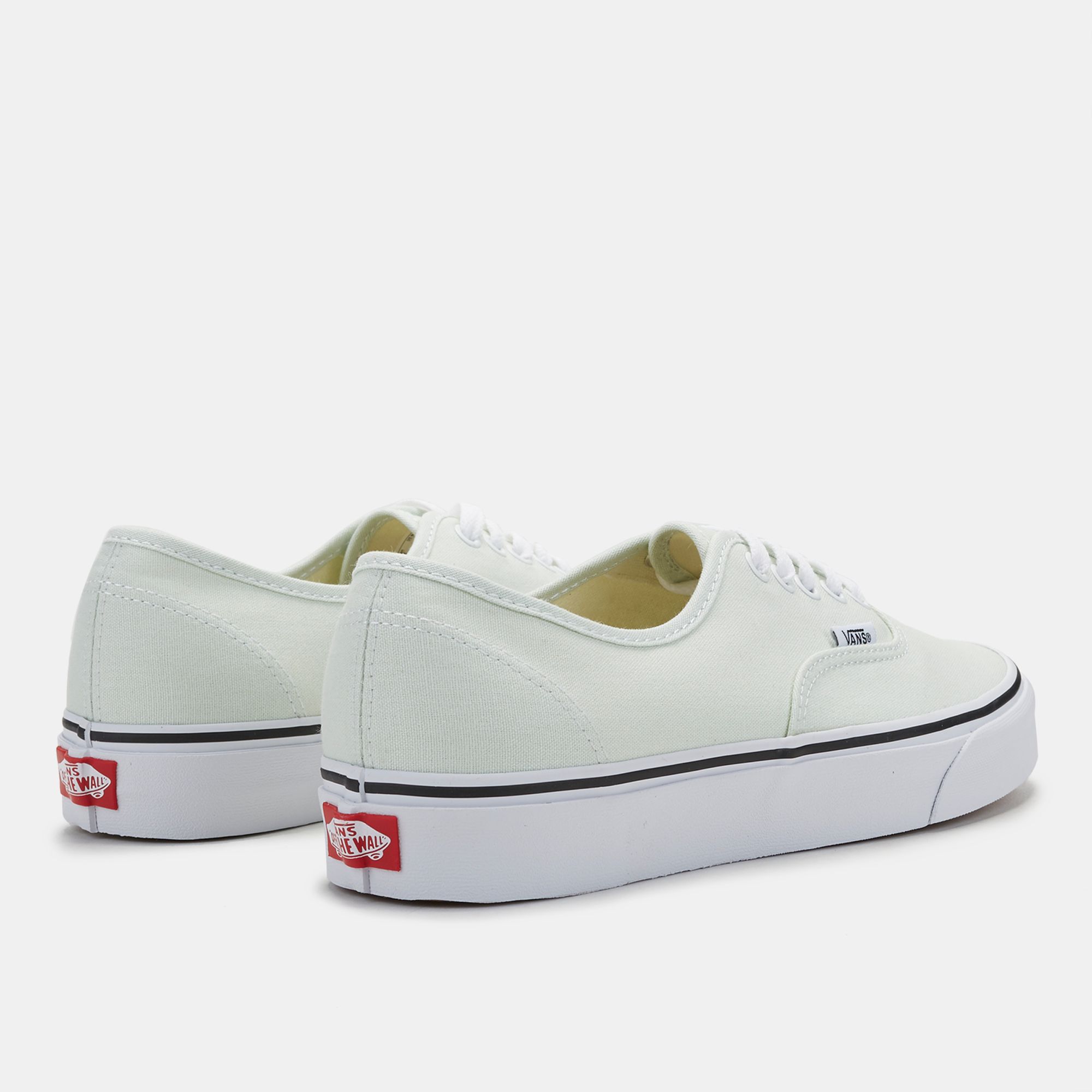 Vans authentic blue deals flower true white