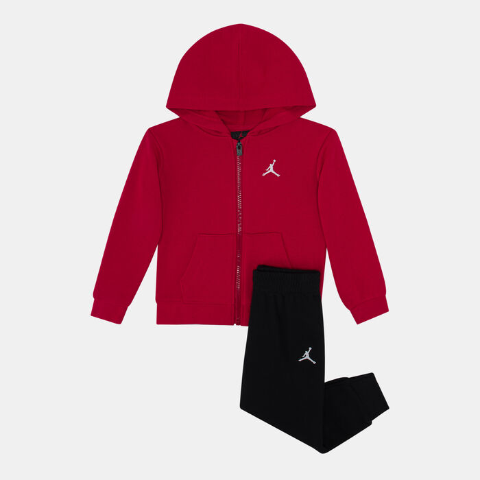 Jordan Kids' Brooklyn Hoode and Sweatpants Set Black image number 0