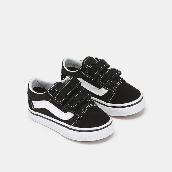 Vans Kids' Old Skool Unisex Velcro Shoes (Baby & Toddler) Black image number 1