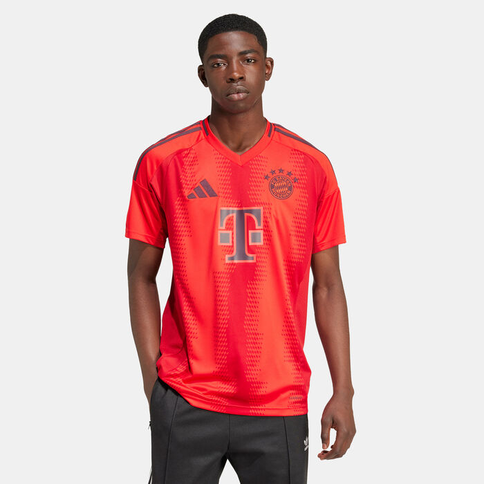 adidas Men's Bayern Munich Replica Home Football Jersey - 2024/25 Red adidas Men's Bayern Munich Replica Home Football Jersey - 2024/25 Red image number 0