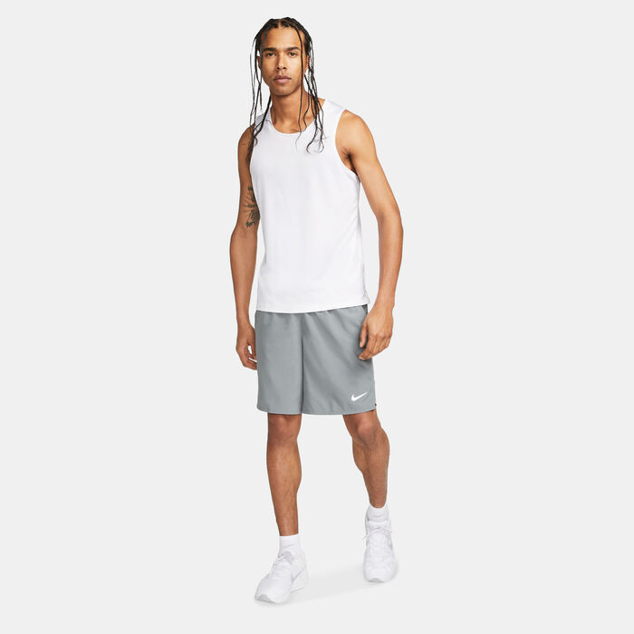 Nike Men's Miler Dri-FIT Running Tank Top White Nike Men's Miler Dri-FIT Running Tank Top White image number 2