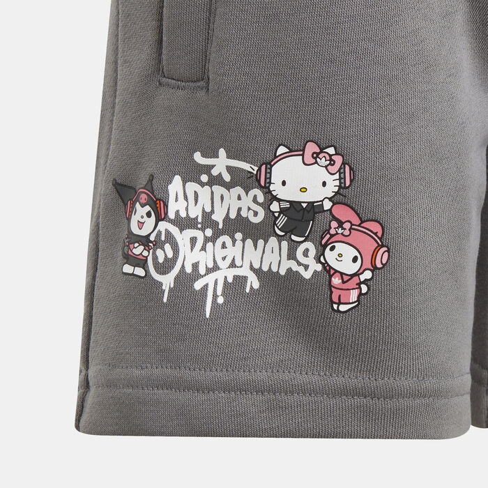 adidas Originals Kids' x Hello Kitty T-Shirt and Shorts Set White adidas Originals Kids' x Hello Kitty T-Shirt and Shorts Set White image number 3