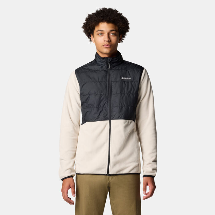 Columbia Men's Basin Butte II Hybrid Fleece Jacket Beige Columbia Men's Basin Butte II Hybrid Fleece Jacket Beige image number 0